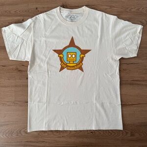 Toy Machine Robot Star Tee Size Large
